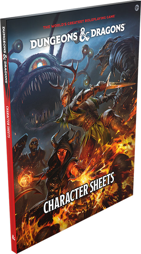 Dungeons & Dragons RPG: Character Sheets (2024)(Pre-Order)