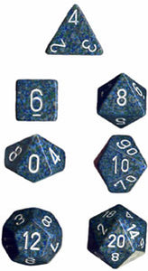 Speckled "Sea" Dice Set of 7